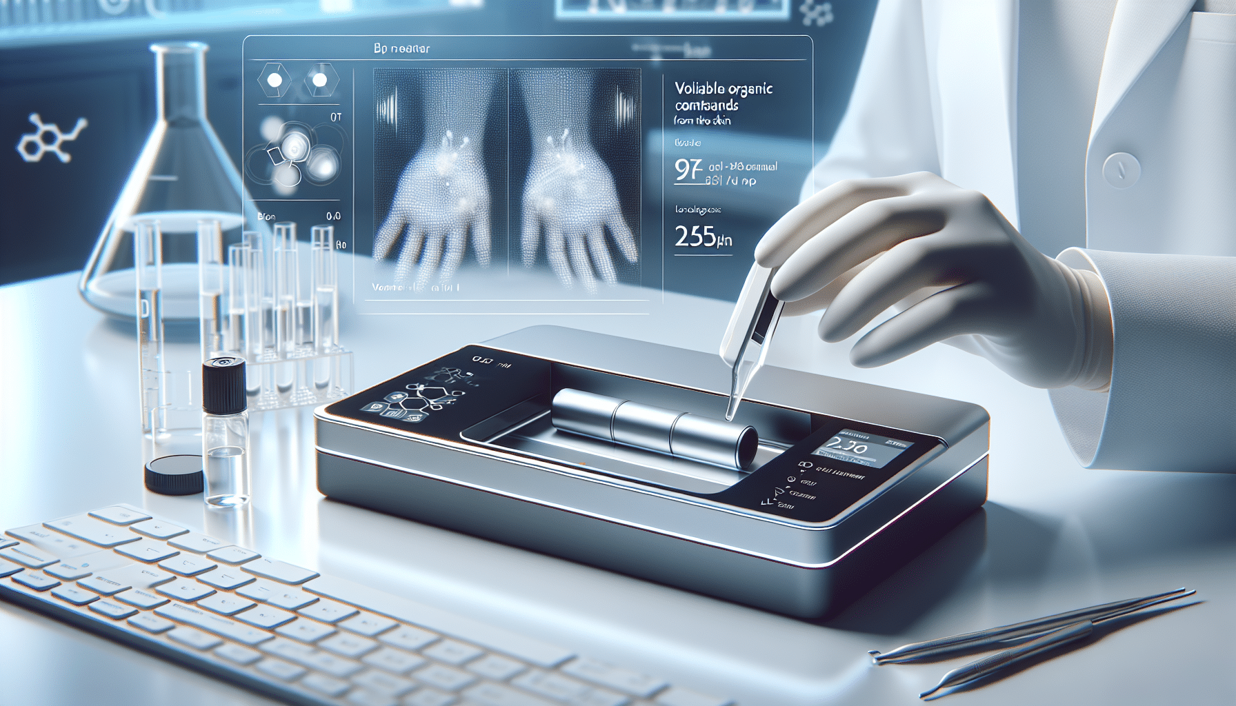Voc Analysis From Skin - A device for volatile organic compound (VOC) analysis from skin - compact wearable sensor patch c...