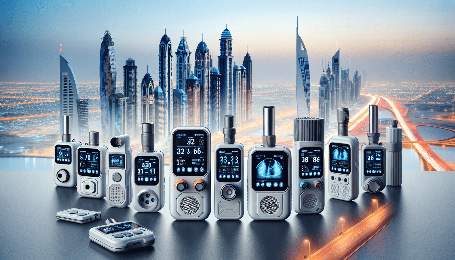 Best Portable VOC Analysers for Skin Gas Detection in Dubai - Tiger VOC detector in use during indoor assessment (98 characters)