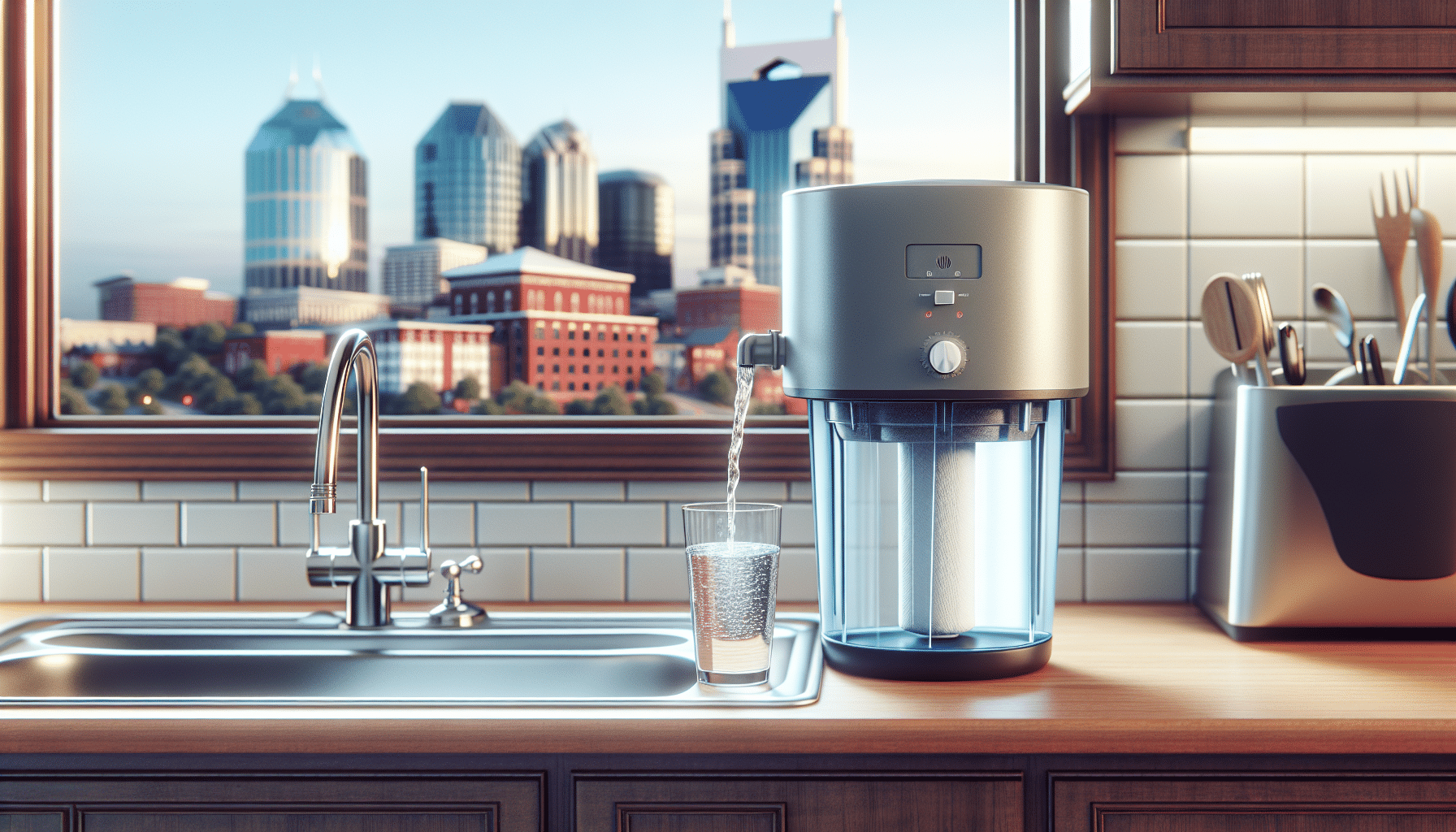 How to choose a point-of-use filter for Nashville drinking water quality - certified under-sink RO system reducing PFAS and DBPs in Nashville home (118 chars)