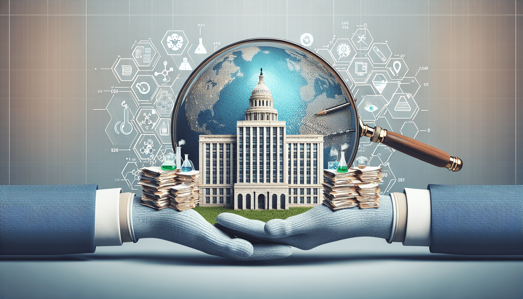 Environmental Health Risk Assessment in the Federal Government - Infographic showing 8 steps and key agencies like EPA and ATSDR for chemical contaminant evaluation (98 chars)