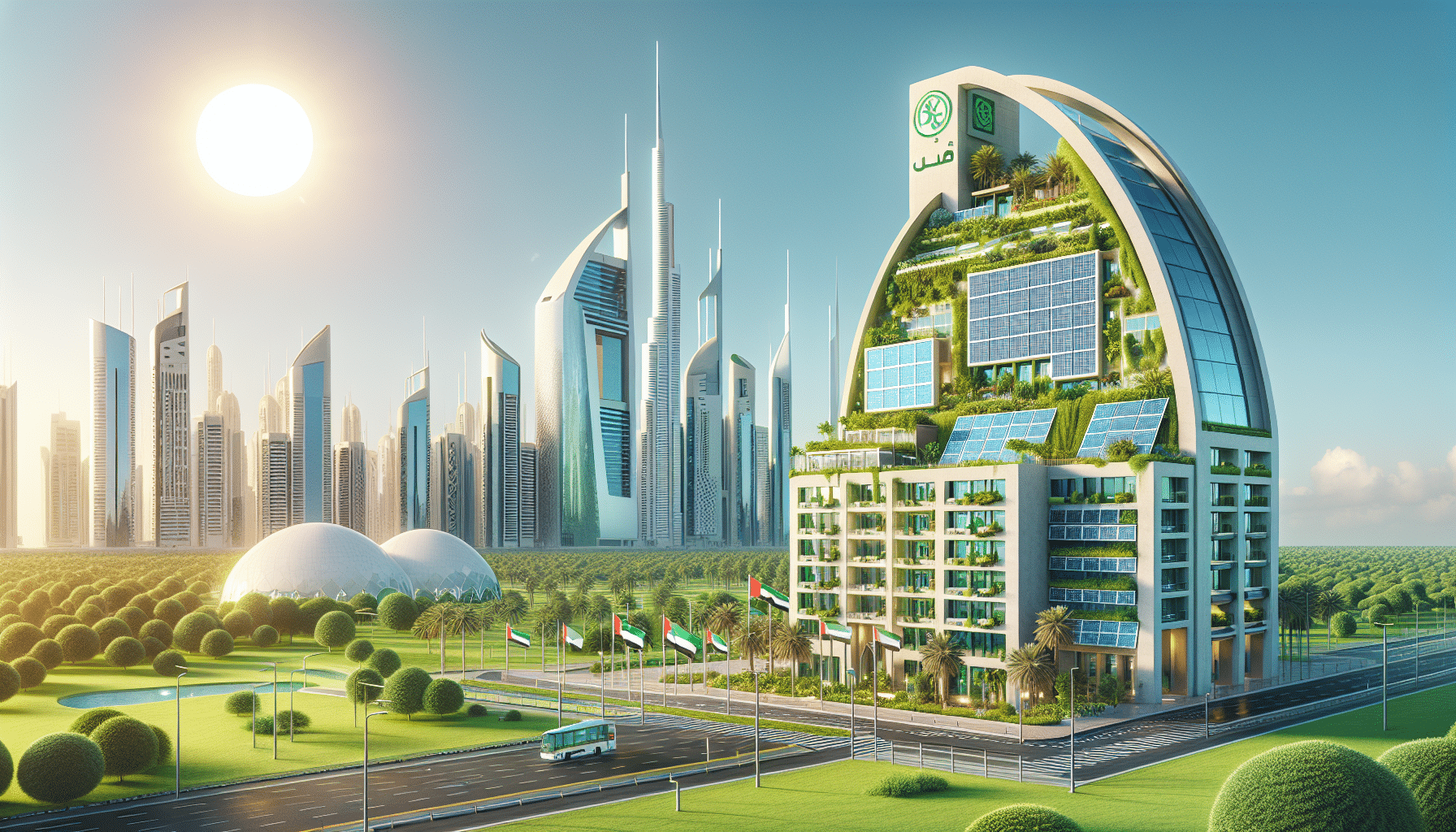 UAE Federal Environmental Health Regulations for Buildings - Inspectors checking air quality in Dubai high-rise compliant with federal standards (98 characters)