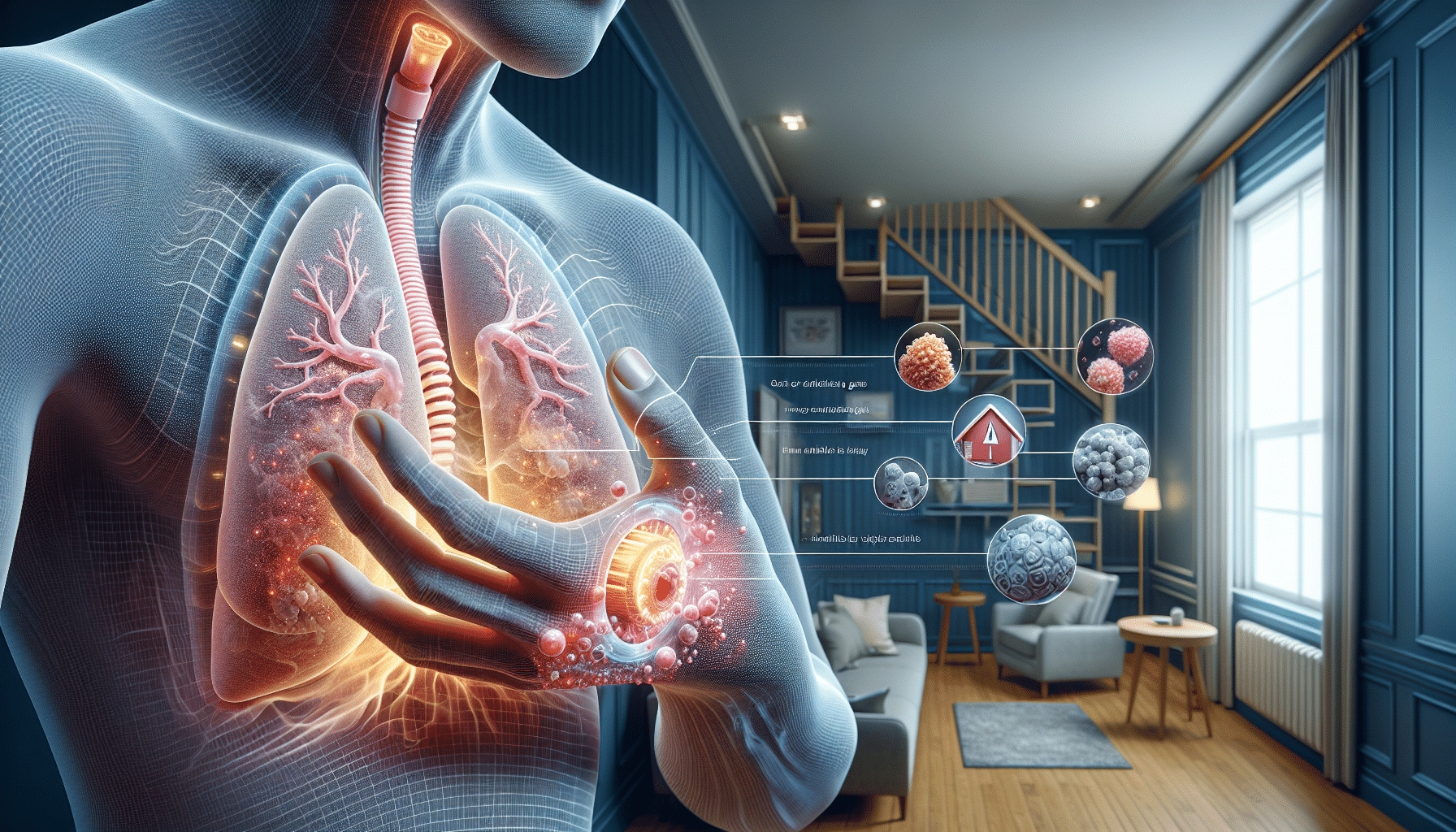 Health Risks of Skin-Released VOCs in Indoor Environments - Expert using PID analyser to measure skin-emitted VOCs from lotion in air-conditioned Dubai bedroom (112 chars)