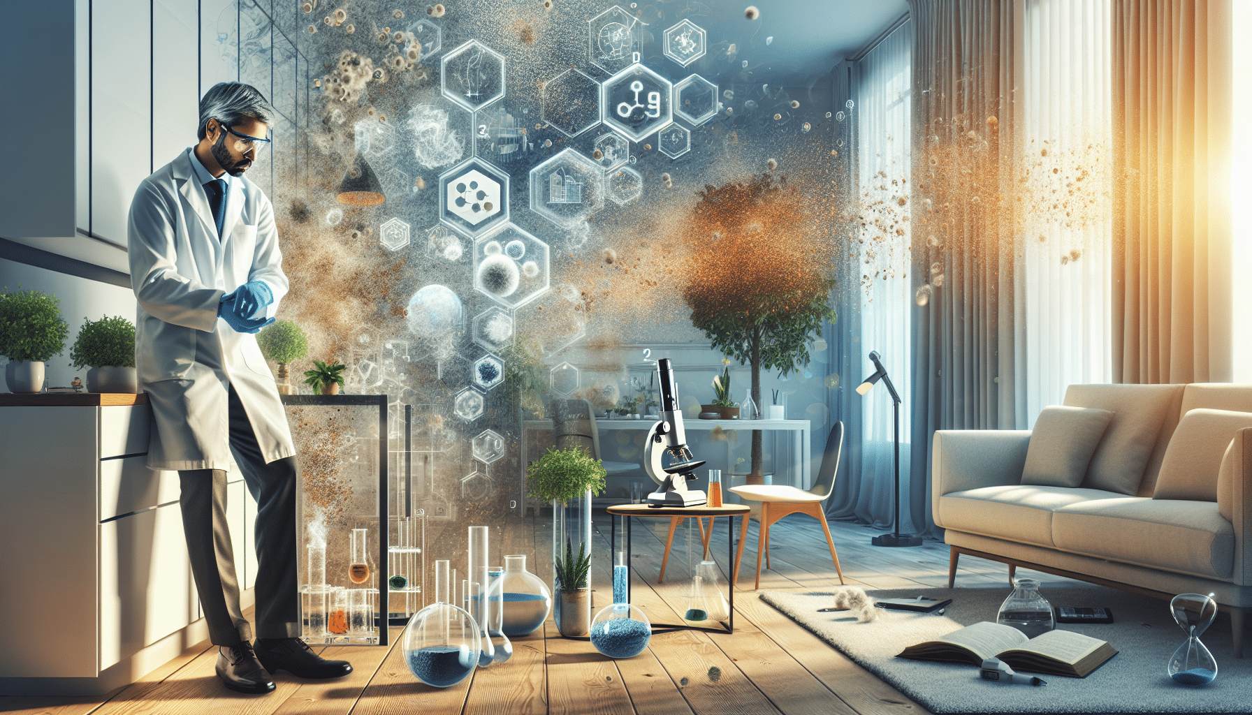 Indoor air quality assessment equipment and testing procedures used by professionals in Dubai and the UAE to measure air pollutants and identify health risks