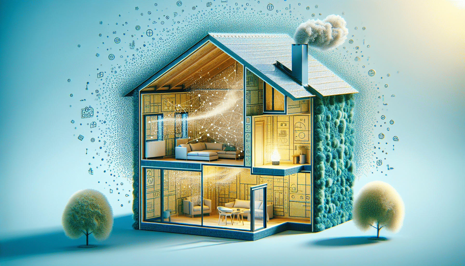 How Does Insulation Affect Indoor Air Quality? - Cross-section of insulated wall showing moisture control and air barrier in UAE climate (98 chars)