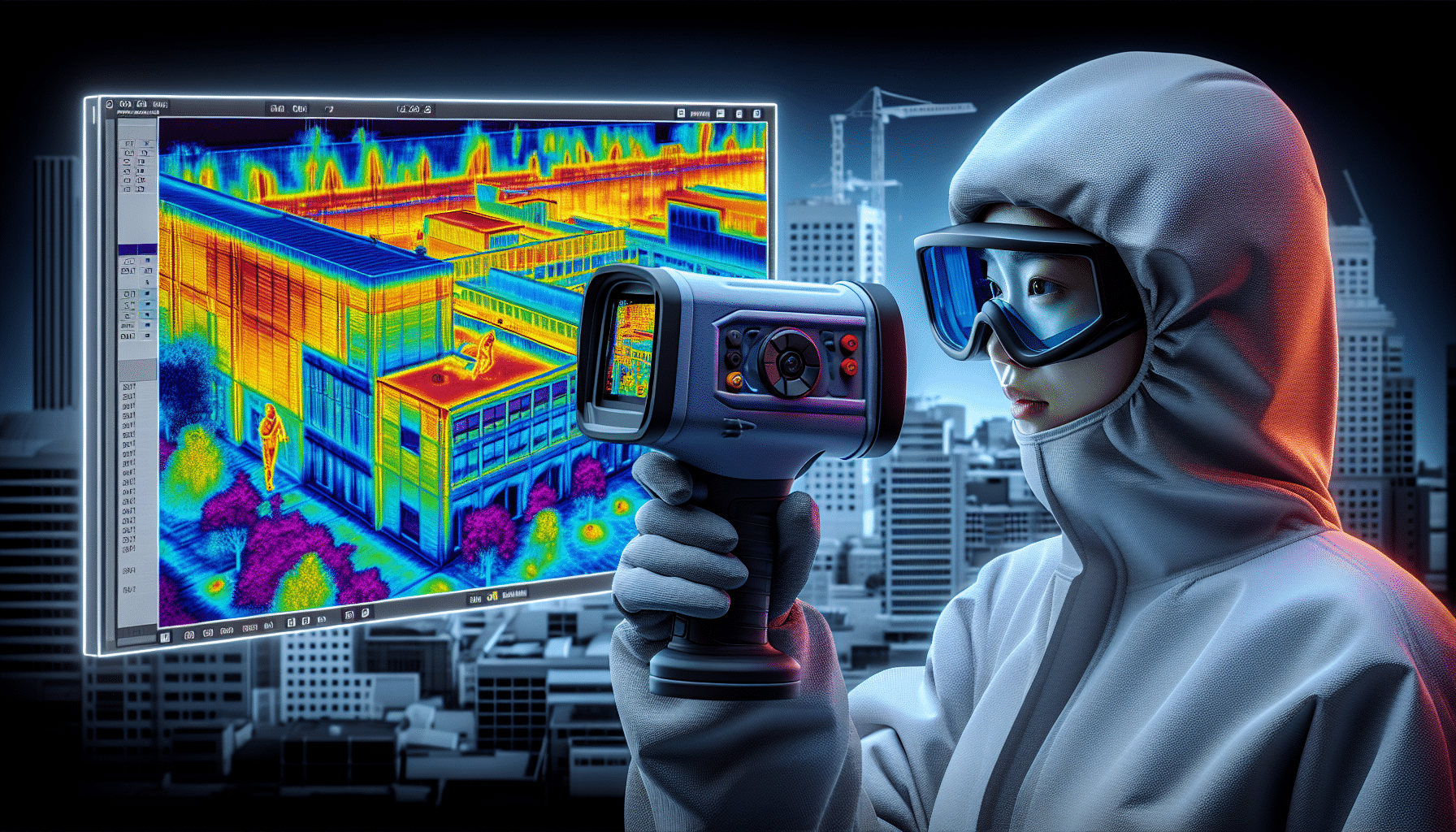 How to Perform Infrared Thermal Imaging for Hidden Thermal Bridges - Expert thermogram of concrete slab edge anomaly in air-conditioned Dubai residence, revealing 5°C heat loss path.