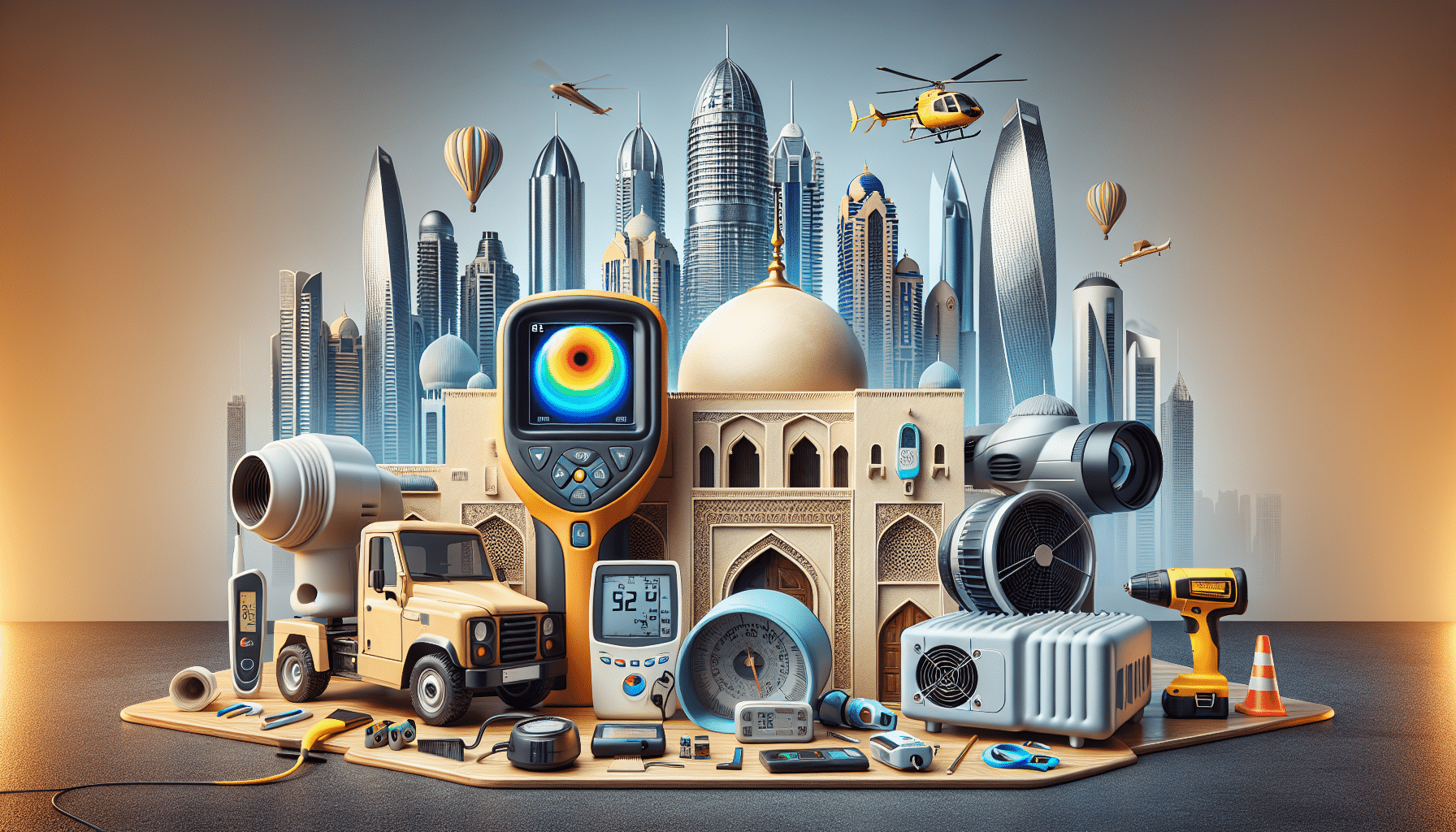 Top 5 Tools for Accurate Moisture Mapping in UAE Homes - Expert using Tramex ME5 on Dubai villa wall for precise moisture scan (112 chars)