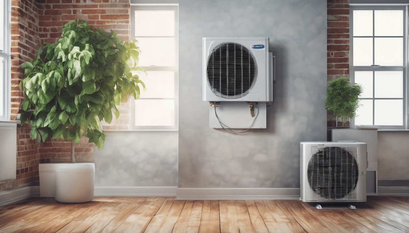 HVAC System Optimization for Indoor Air Quality in - HVAC system being cleaned and inspected in a modern home in Dubai.