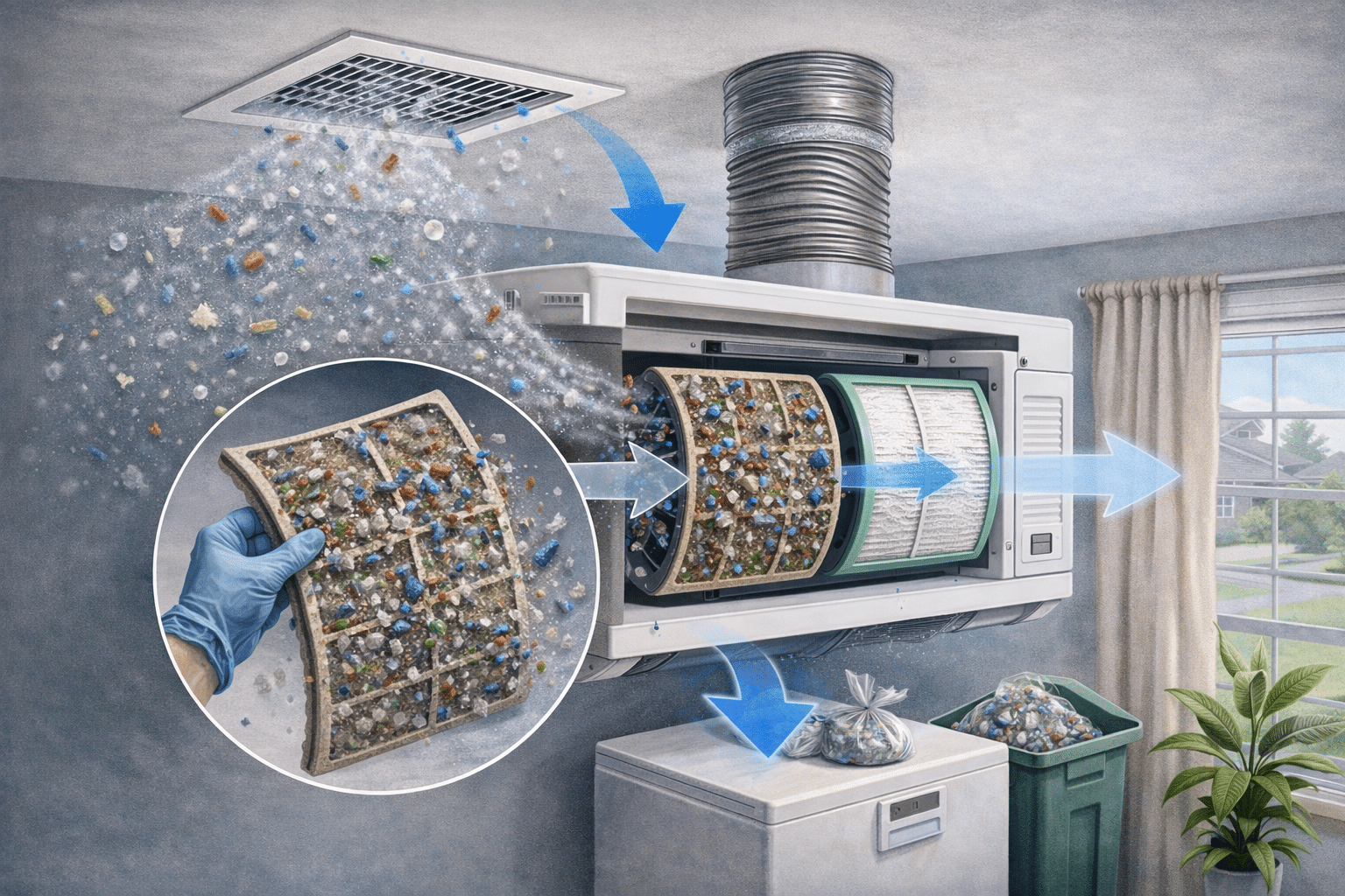 contamination in residential hvac