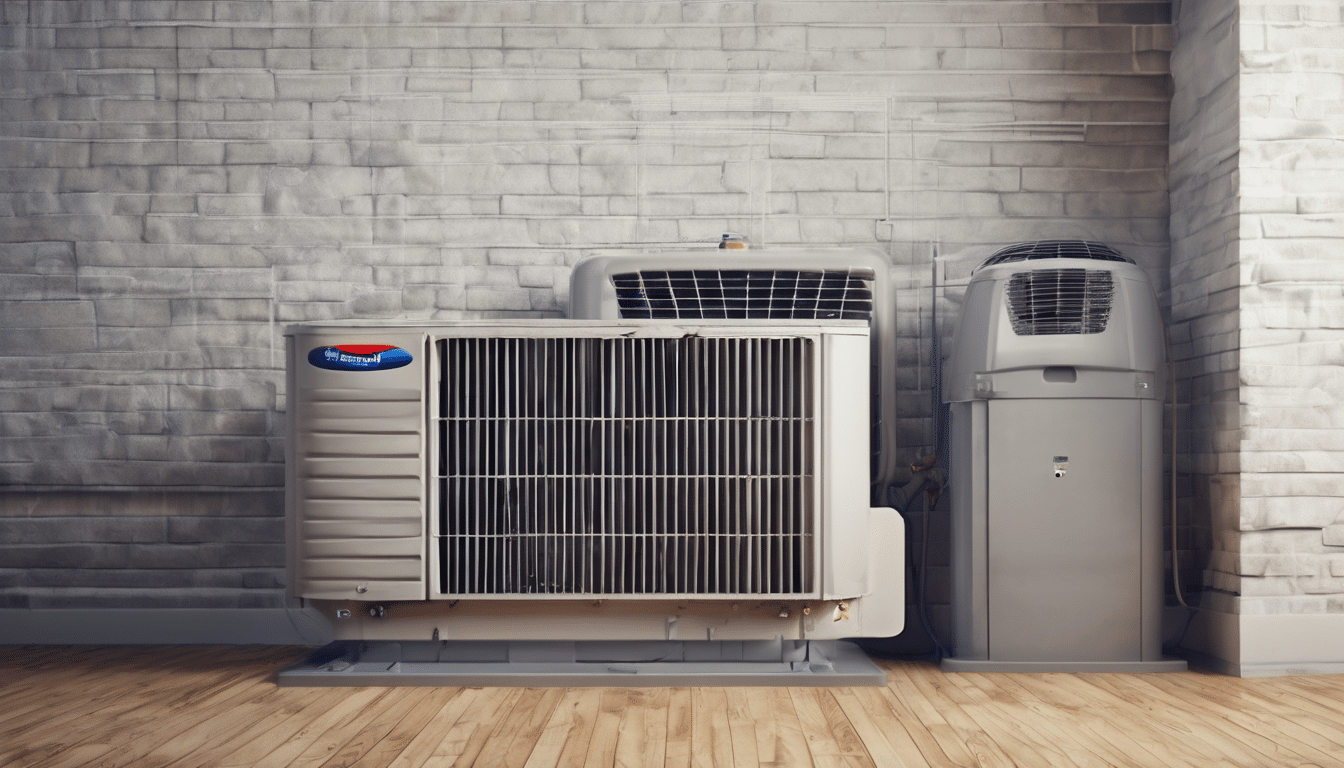 HVAC Maintenance Tips to Improve Indoor Air Quality - Professional technician performing maintenance on an HVAC unit.