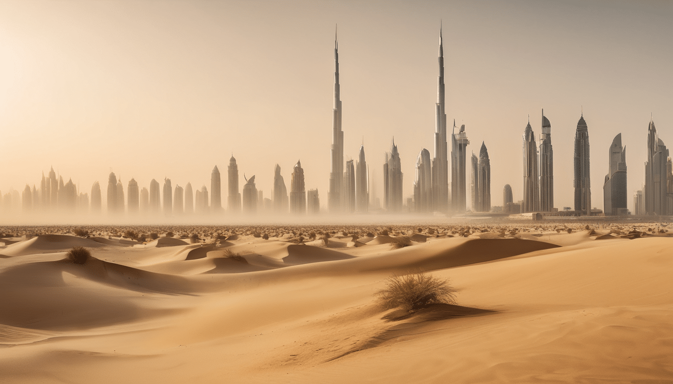 Air Quality Monitoring for Dubai's Desert Climate - professional sensor installation in Dubai villa showing real-time data display