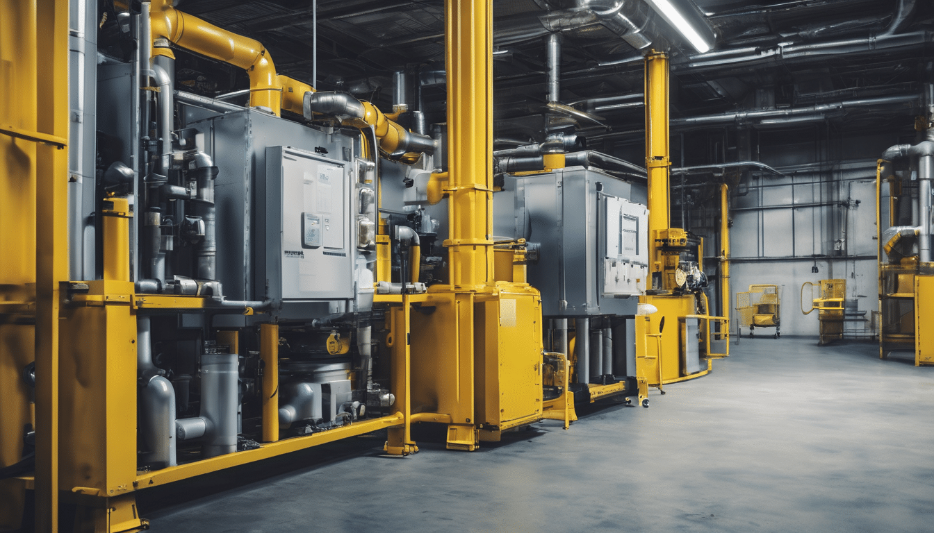 Air Quality Monitoring Systems for Industrial Spaces - advanced sensor array in manufacturing facility