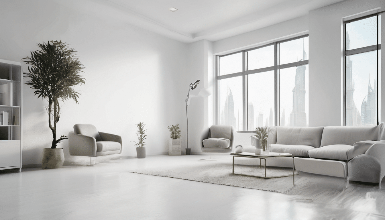 Air Quality Sensors for Dubai Apartments and Offices - monitoring device on desk