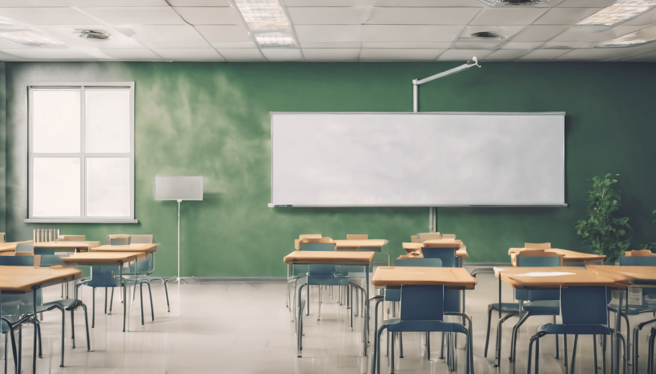 Air Quality Testing Methods for Educational Facilities - professional assessment in UAE school classroom