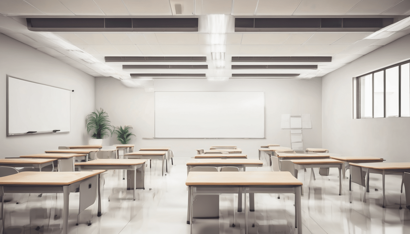 Classroom Ventilation Requirements in Dubai Schools - HVAC system inspection in educational facility