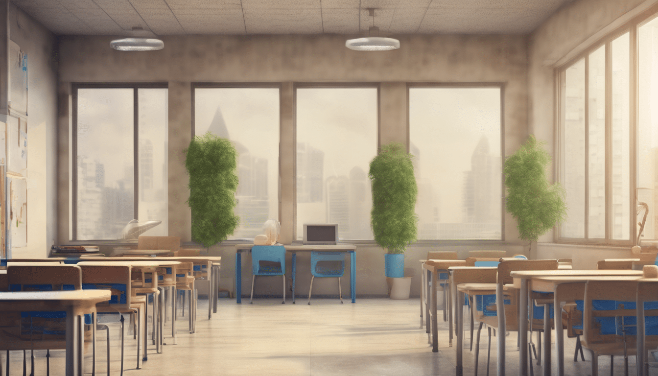 Common Indoor Air Pollutants in UAE Schools - laboratory analysis of classroom air samples showing contaminant levels