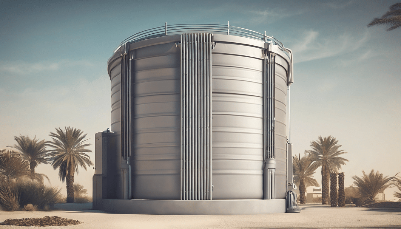 Dubai Villa Water Tank Cleaning Requirements Guide - professional technician inspecting water storage tank