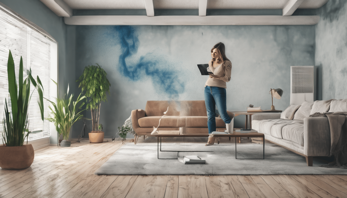 How Indoor Air Quality Monitors Detect Hidden Mold - advanced sensor technology diagram