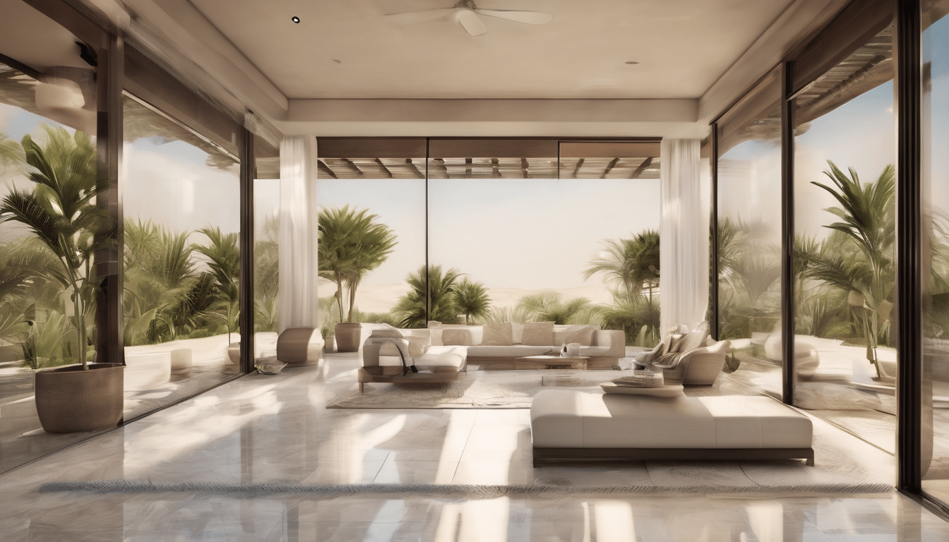 Humidity Control Solutions for Dubai Villas - thermal imaging showing moisture patterns in villa construction