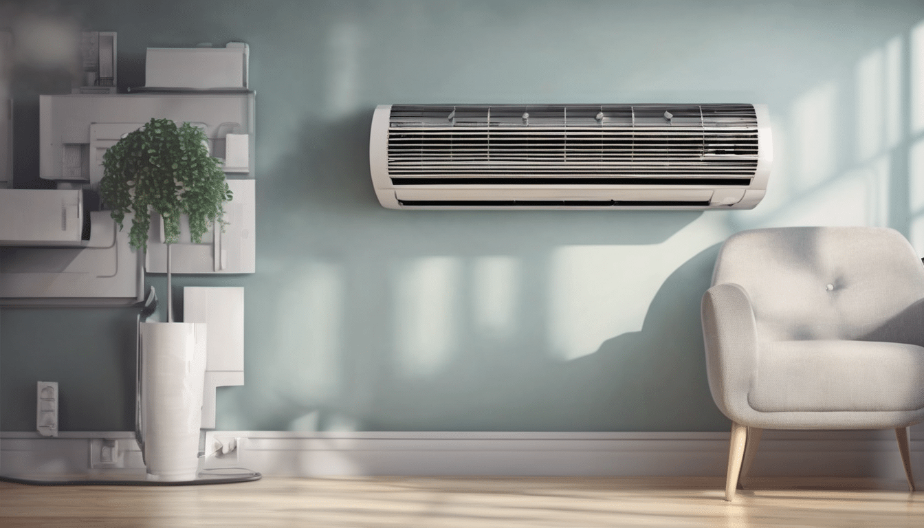 HVAC System Impact on Indoor Air Pollution - Dubai AC unit inspection showing potential contamination sources