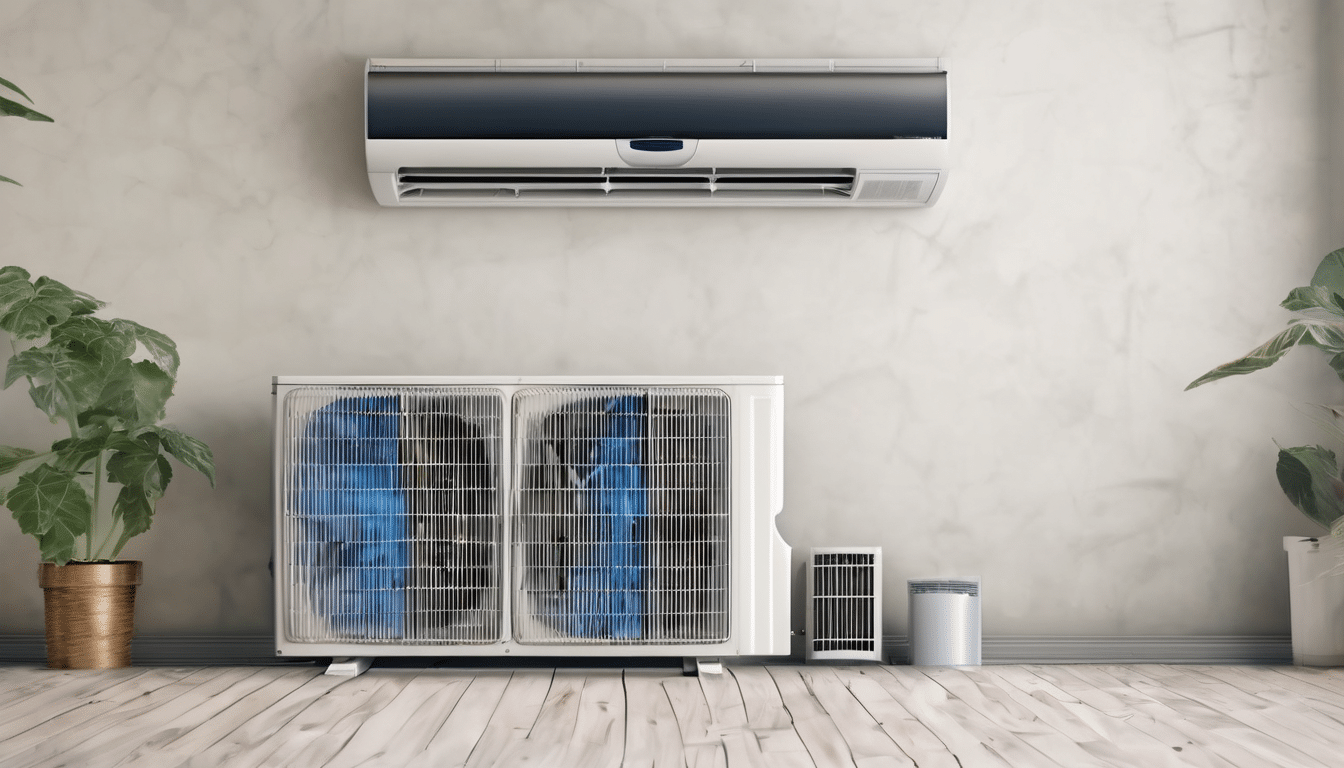 HVAC System Impact on Indoor Air Quality - Dubai home ventilation diagram showing air flow patterns