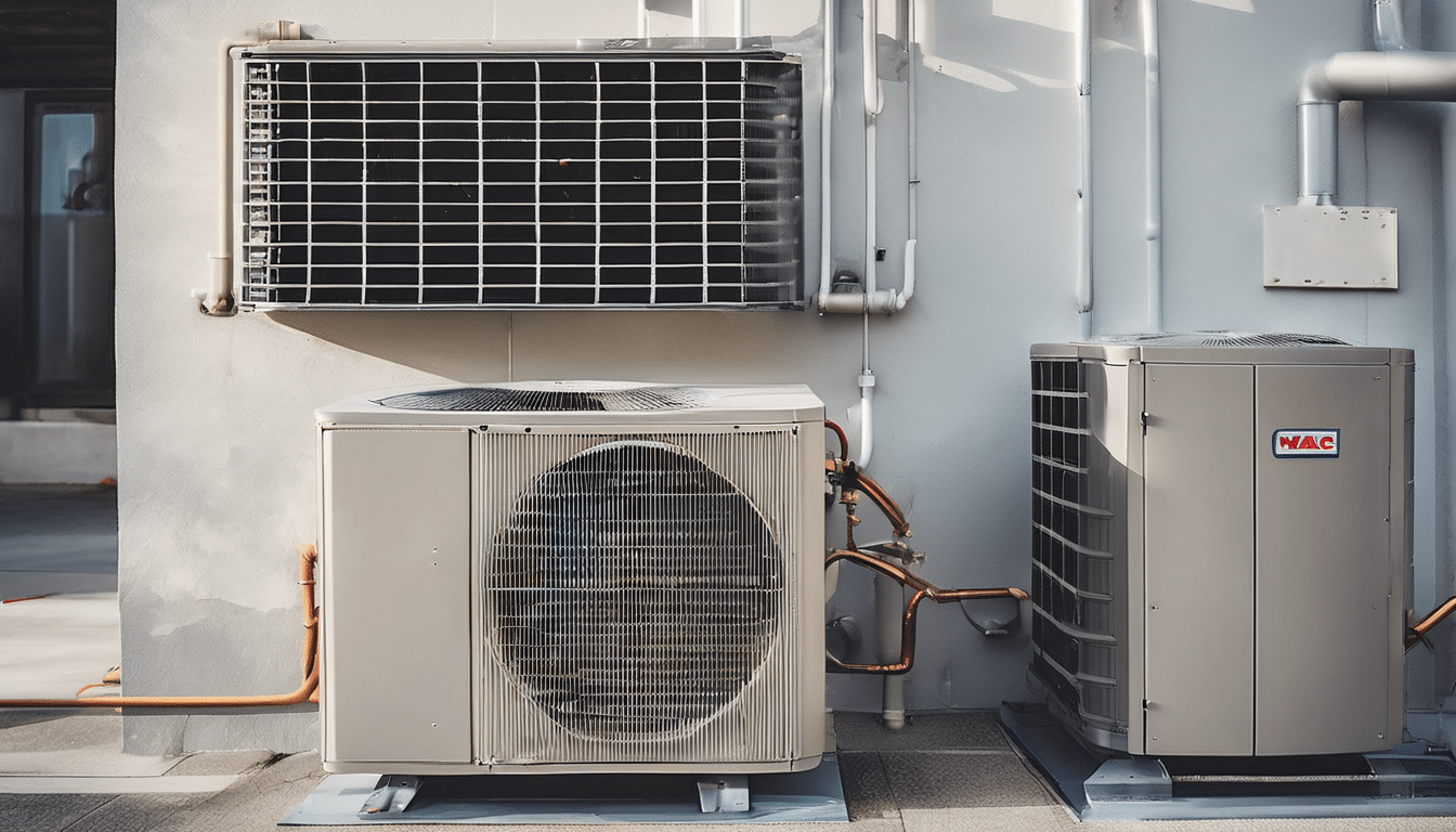 HVAC System Maintenance for Better Air Quality - professional technician servicing Dubai home air conditioning unit