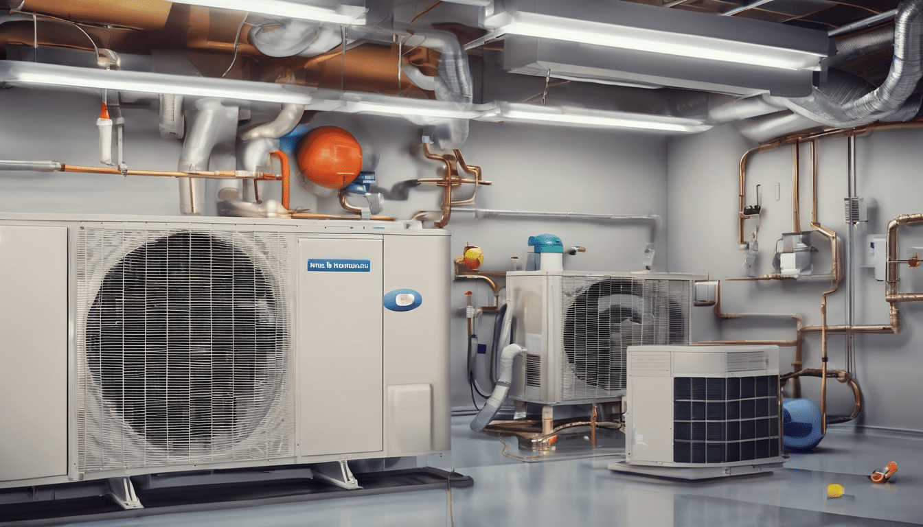 HVAC System Maintenance for Childcare Centres - technician inspecting air handling unit in nursery facility