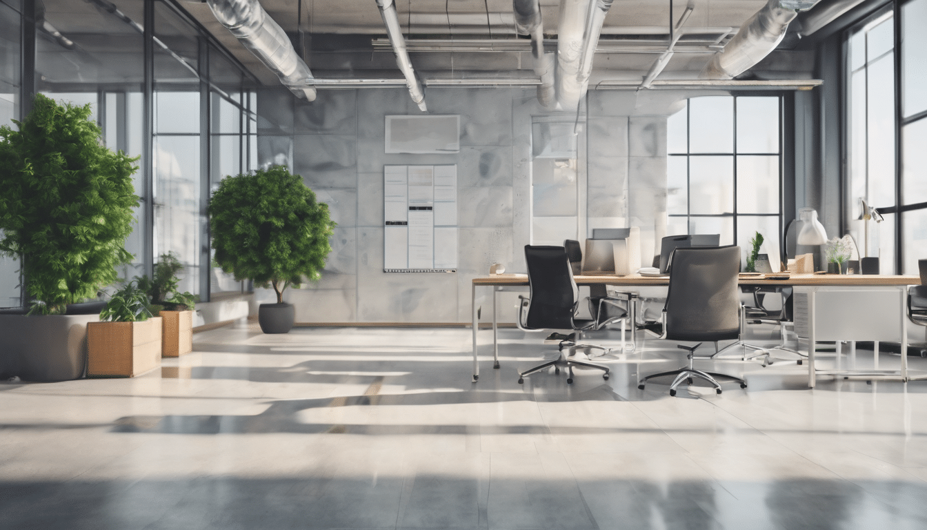 Indoor Air Quality Monitoring Solutions for Offices - professional sensor installation in Dubai office building