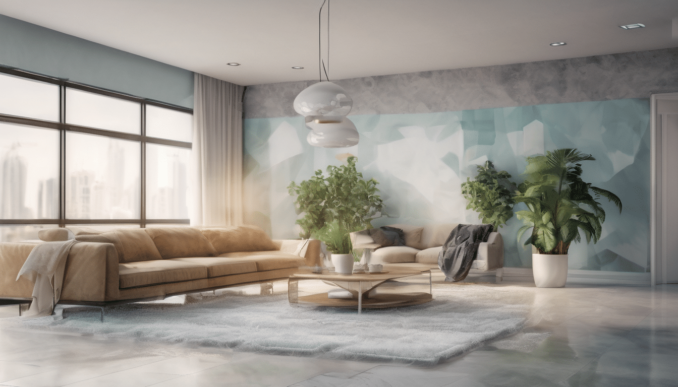 Indoor Air Quality Testing Cost in Dubai - professional technician conducting air sampling in Dubai villa