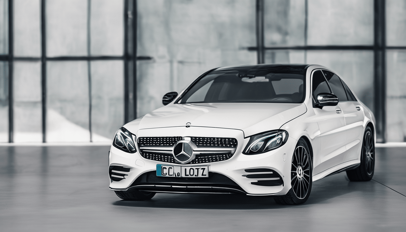 Mercedes AC Performance and Air Quality Testing - professional technician examining vehicle climate system