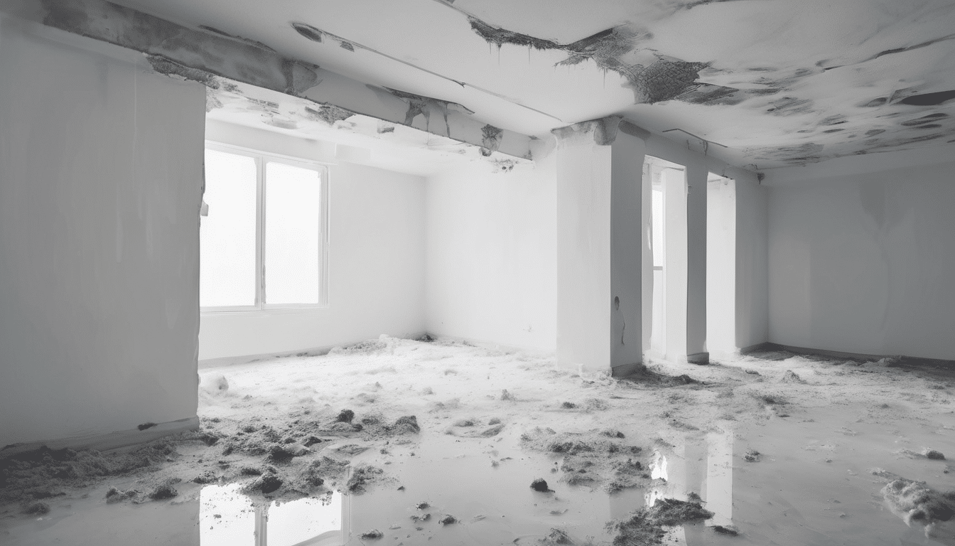 Mold Remediation Process in UAE Buildings - Certified technician performing containment setup in Dubai villa