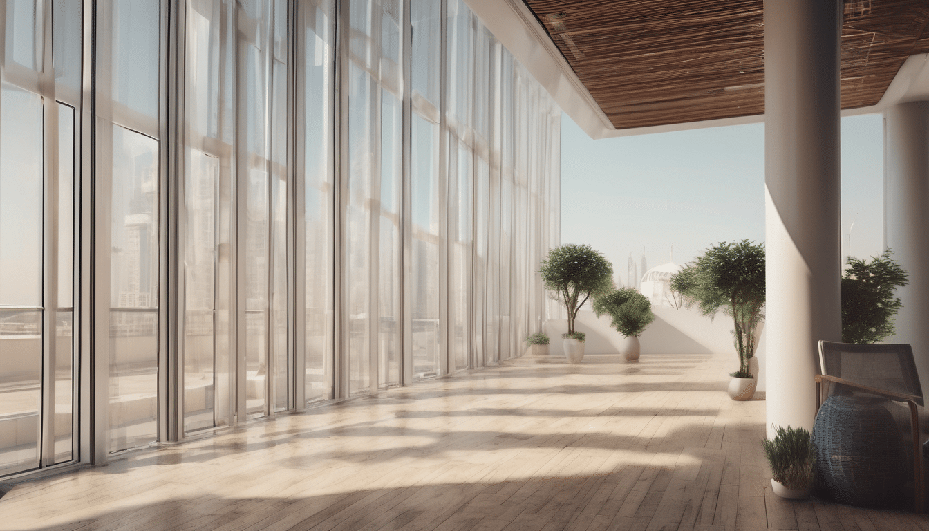 Natural Ventilation Strategies for UAE Climate - wind tower implementation in Dubai villa showing airflow patterns and temperature reduction benefits