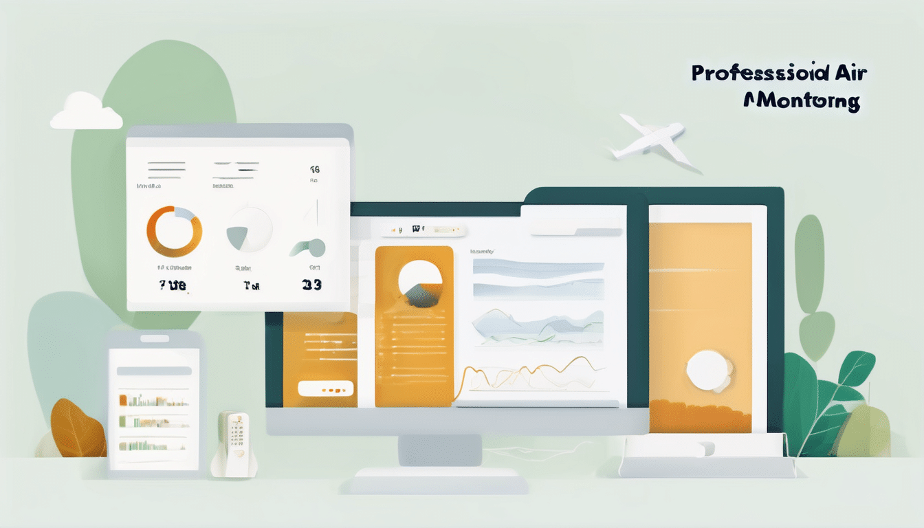 Professional vs Consumer Air Quality Monitoring Tools - comparison of monitoring devices in Dubai home setting