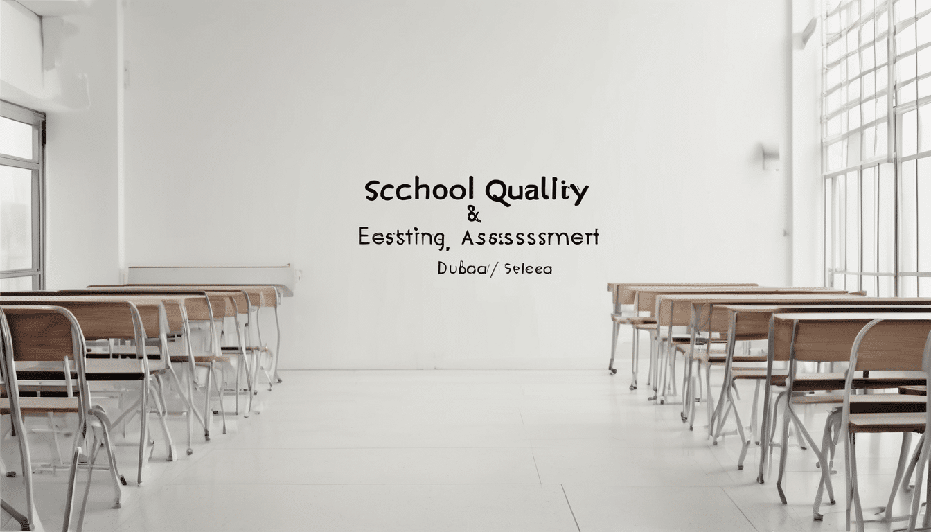 School Air Quality Testing and Assessment Dubai - technician monitoring classroom air quality parameters