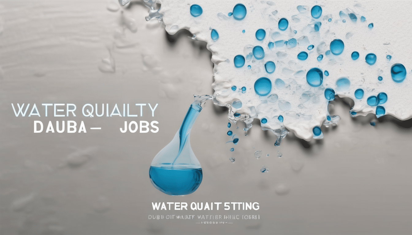 Water Quality Testing Jobs in Dubai Complete Guide - professional conducting water sample analysis in Dubai laboratory