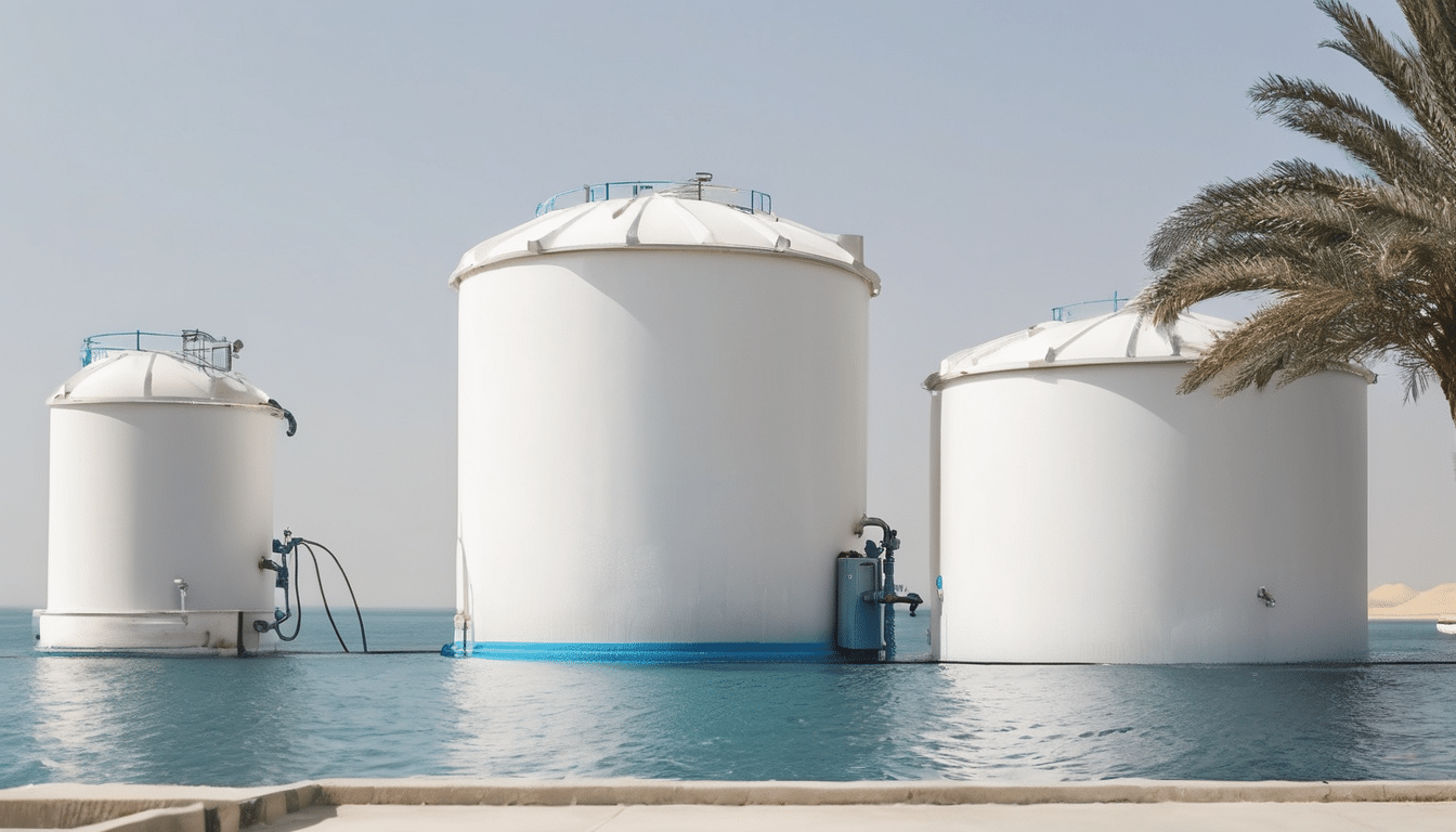 Water Tank Cleaning and Maintenance in Dubai - professional technician inspecting water storage tank in Dubai villa