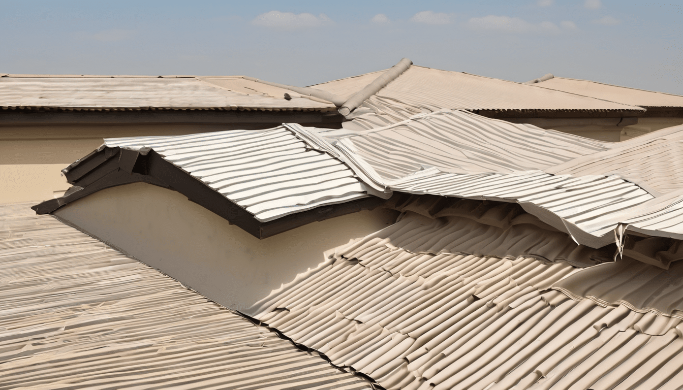 Asbestos Roof Removal Process in Dubai UAE Properties - certified technician in protective equipment