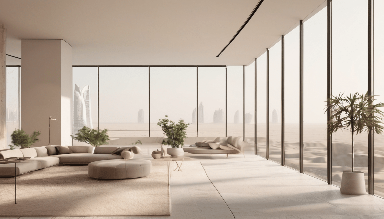 Indoor Air Quality Testing in Abu Dhabi - IAC2 certified assessor conducting air sampling in a UAE villa with thermal imaging equipment