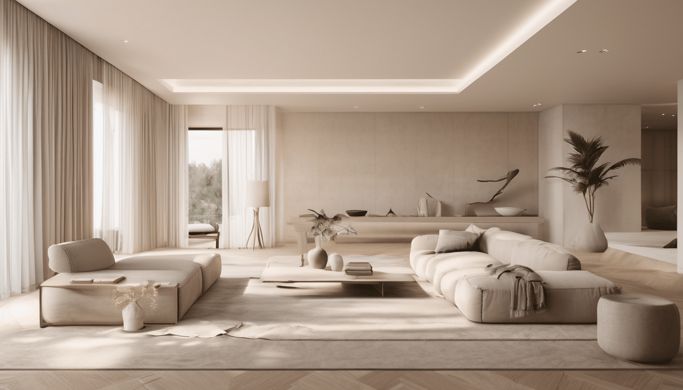 When to Test for VOCs After a Dubai Renovation - laboratory technician sampling indoor air in a freshly renovated Dubai apartment with new laminate flooring and painted walls